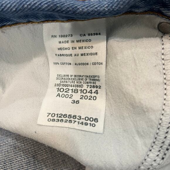 Vintage LEE Men’s 36 Flat Front Relaxed Fit Denim Jean Shorts - Picture 6 of 6